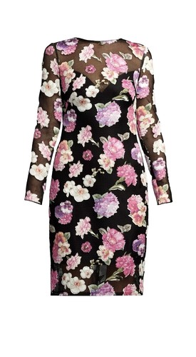 tadashi shoji miranda sequin embroidered dress Tadashi Shoji Miranda Sequin Embroidered Sheath Dress