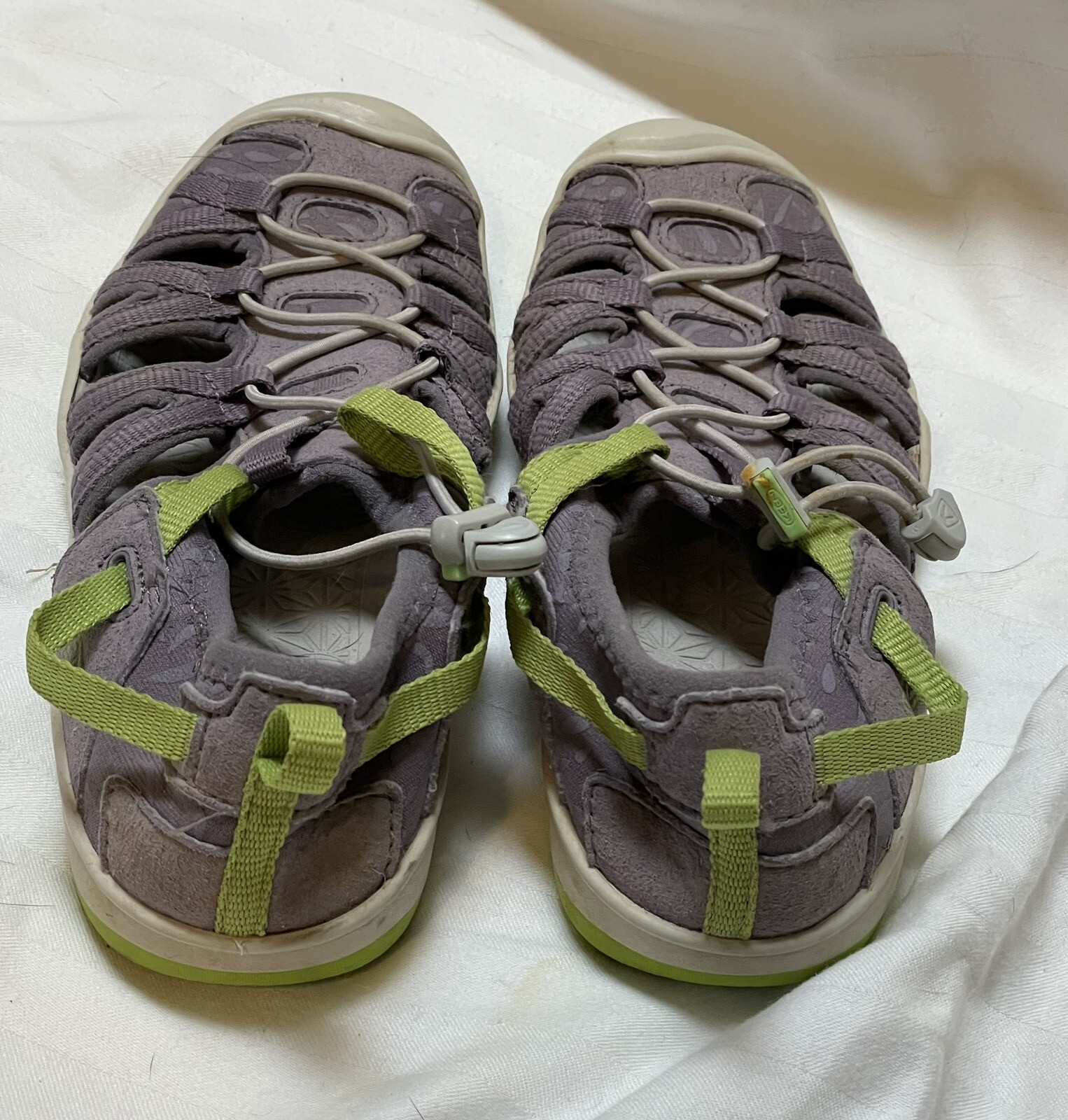 Scarpe sandali Keen Newport H2 bambini viola verde escursionismo sport acqua giovani taglia 3