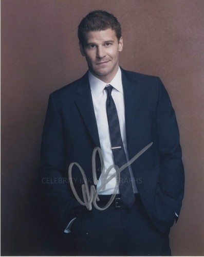 DAVID BOREANAZ as Seeley Booth - Bones GENUINE SIGNED AUTOGRAPH