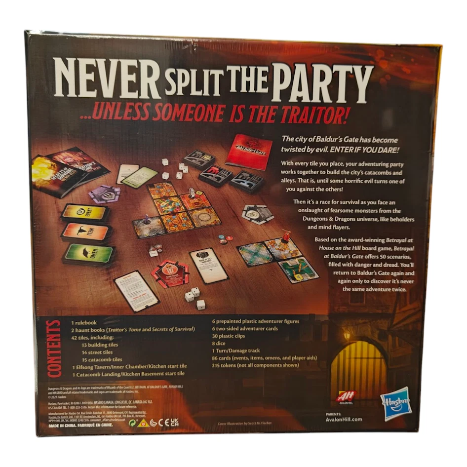 Betrayal at Baldur's Gate Dungeons & Dragons Modular Board Game Brand New - Image 3 of 4