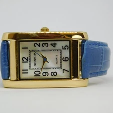 GOSSIP GSP173E Genuine Leather Quartz Analog Women's Watch New Battery