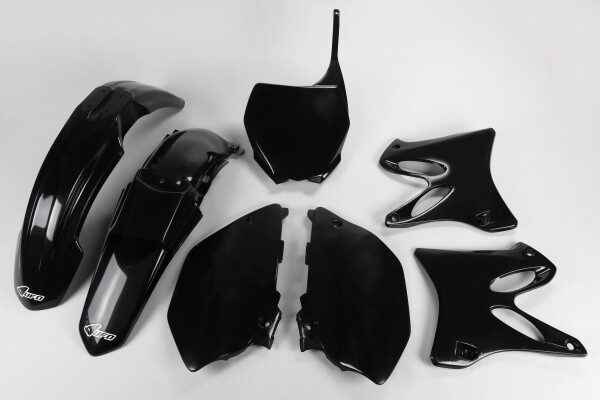 Kit Kunststoffverkleidungen Yamaha YZ 125 - 250 2006 - 2014 Schwarz Nur USA Ufo-image
