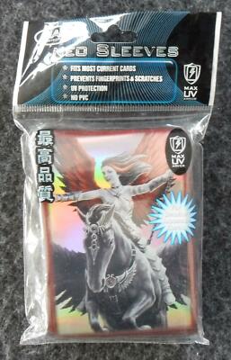 yugioh pegasus card sleeves Neo Sleeves (50 Count) Pegasus Rider Enchantress Sleeves