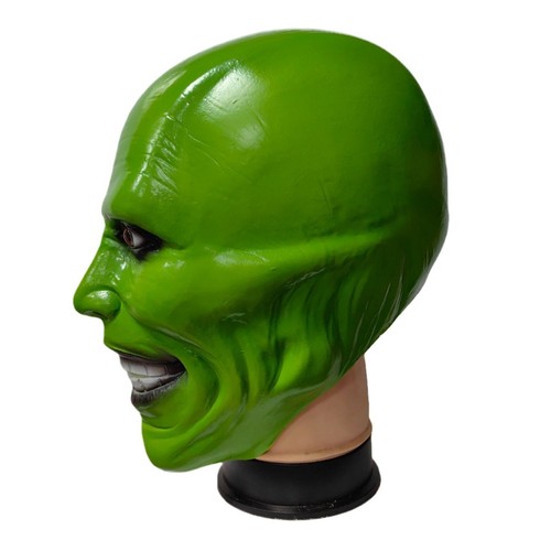 Movie The Mask Realistic Mask Cosplay Scary Halloween Latex Party Prop Costume - Picture 2 of 5