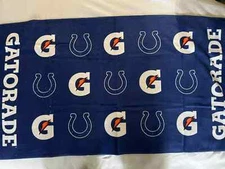 Indianapolis Colts NEW NFL Pro Team WinCraft Teal Gatorade Sideline Towel 41x21
