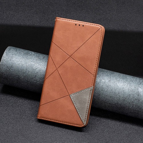 Luxury Splice Leather Flip Wallet Cover Case For 16 15 14 13 12 11 Pro Max - Picture 17 of 18