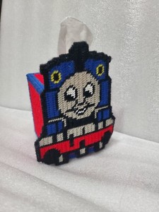 Thomas the Train theme decor childs boy bedroom tissue box holder toy set figure