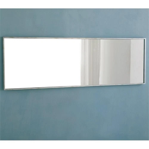 Elegant Decor Monet 60" x 18" Rectangle Metal Frame Mirror in Silver - Picture 10 of 14