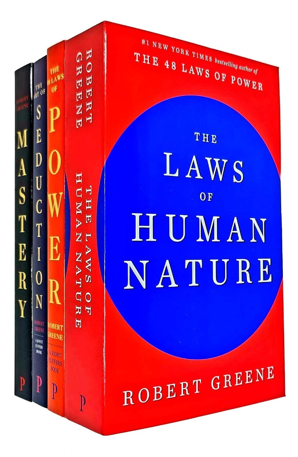 Robert Greene 4 Books Collection Set (The Art of Seduction, Mastery, The 48 Laws