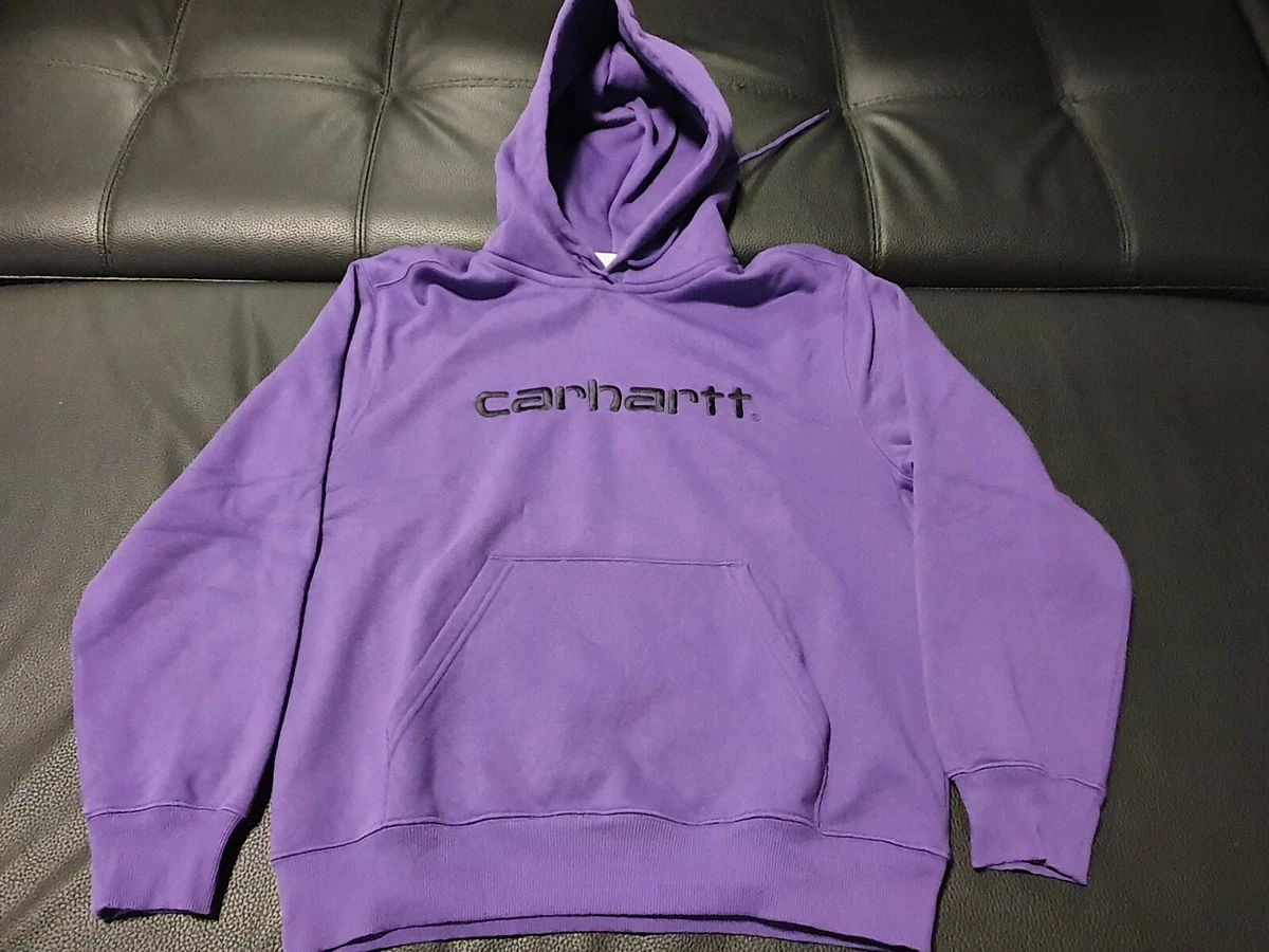 Felpa carhartt viola con cappuccio sale