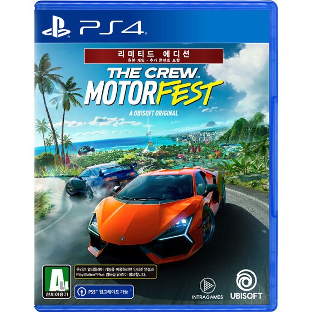 Crew Chinese] PS4 Motorfest | eBay English Limited Edition [Korean The