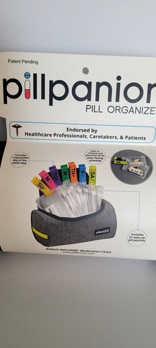 Pill Organizer for Medications, Portable, Easy to Fill and Follow - 第 3/11 張圖片