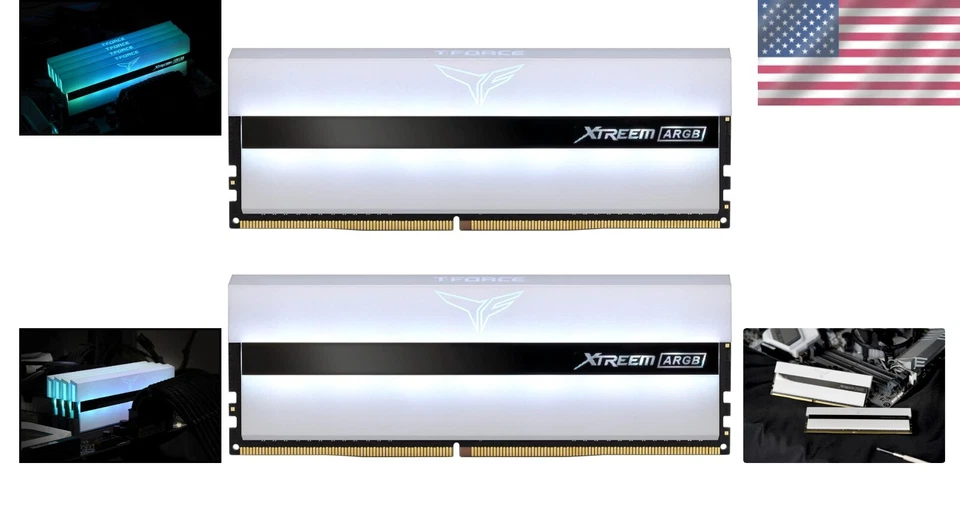 Premium 16GB (2x8GB) T-Force XTREEM ARGB RAM - Low Latency & Overclock Support - Image 2 of 4