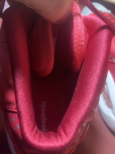 Reebok Classic Mid Question Pink Cherry M48825 Girl's Size 8 - Picture 4 of 12