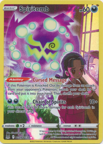 Spiritomb - TG09/TG30 Ultra Rare Lost Origin NM Pokemon TCG
