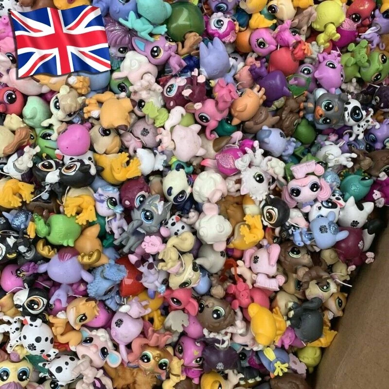 24/48pcs Littlest Pet Shop Figure Toy LPS Cute Dog Cat Lion Turtle Animal Gift