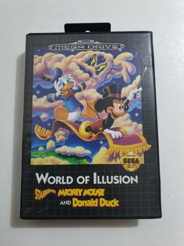 WORLD OF ILLUSION MICKEY MOUSE AND DONALD DUCK Megadrive PAL COMPLETO/LEER👇 - Imagen 1 de 12