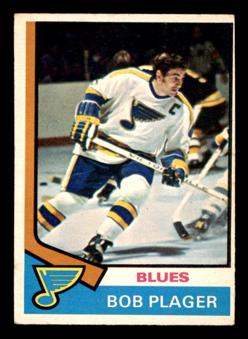 1974 OPC O-Pee-Chee Hockey #107 Bob Plager VG | eBay