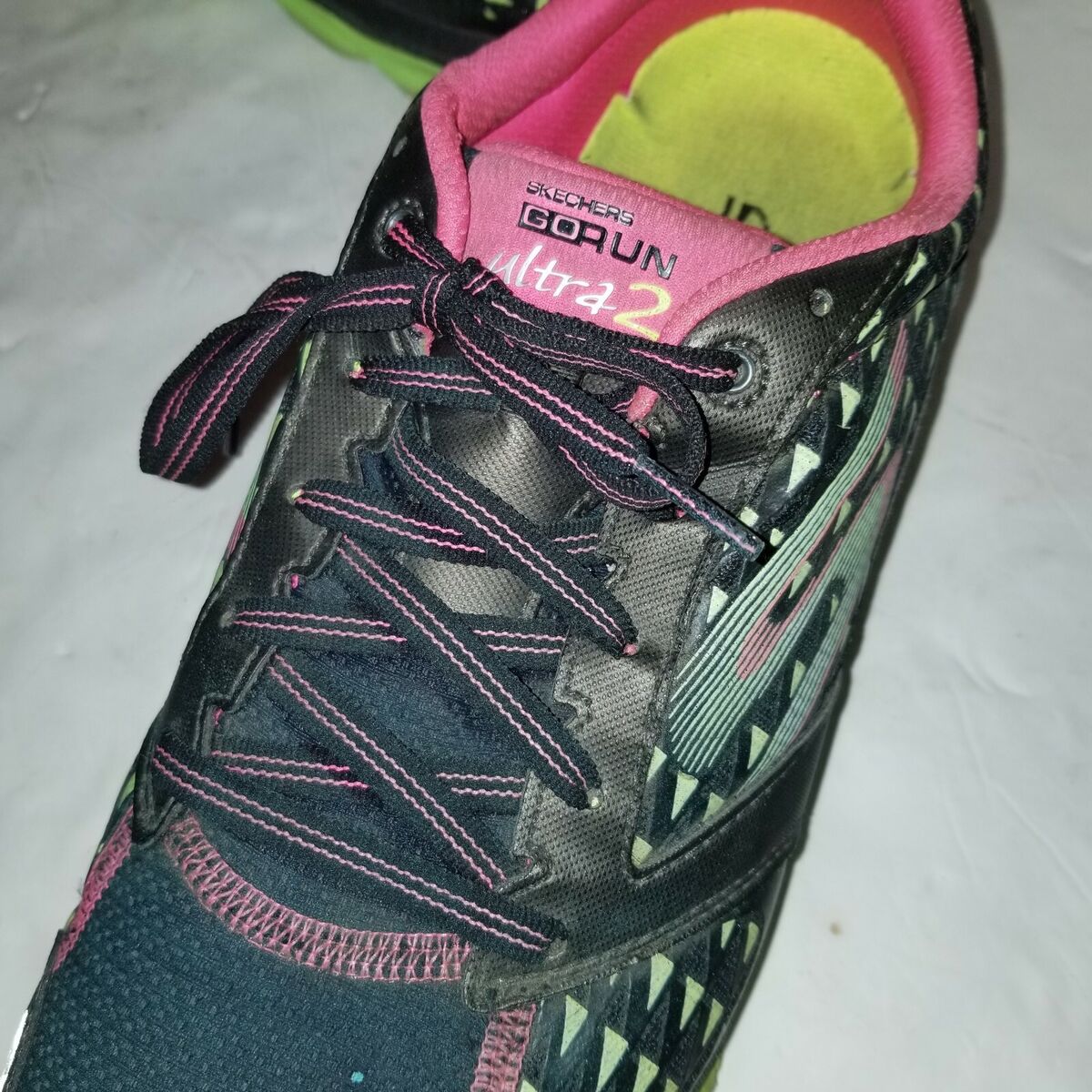 Relatieve grootte negeren onenigheid Skechers Go Run Ultra 2 Womens Running Shoes Size 10 Charcoal Hot Pink 2014  | eBay