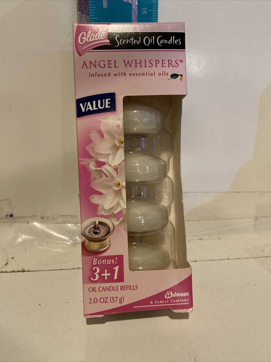 GLADE ANGEL WHISPERS Infused Scented Oil Candle refills Candles