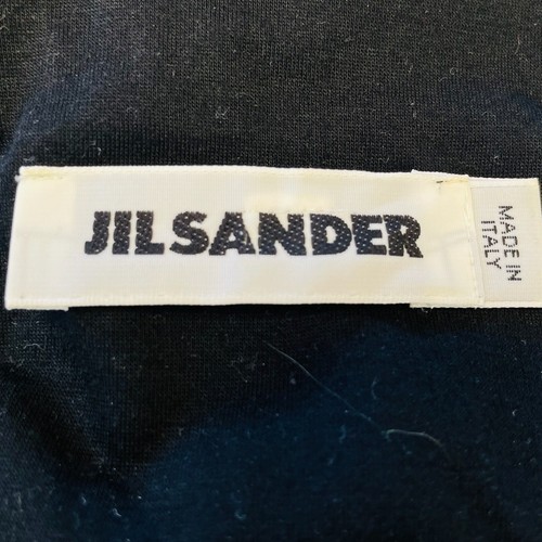 Jil Sander Size S 10 Black Cotton Sleeveless Pleated Top Designer - Picture 7 of 11