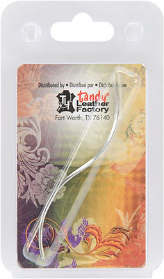 S Curved Sewing Needle With Chisel Pt. 11193-00 by Tandy Leathercraft
