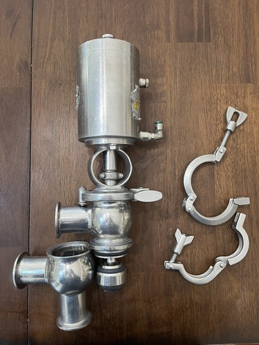 TPT Sanitary Diverter Valve Air Operated