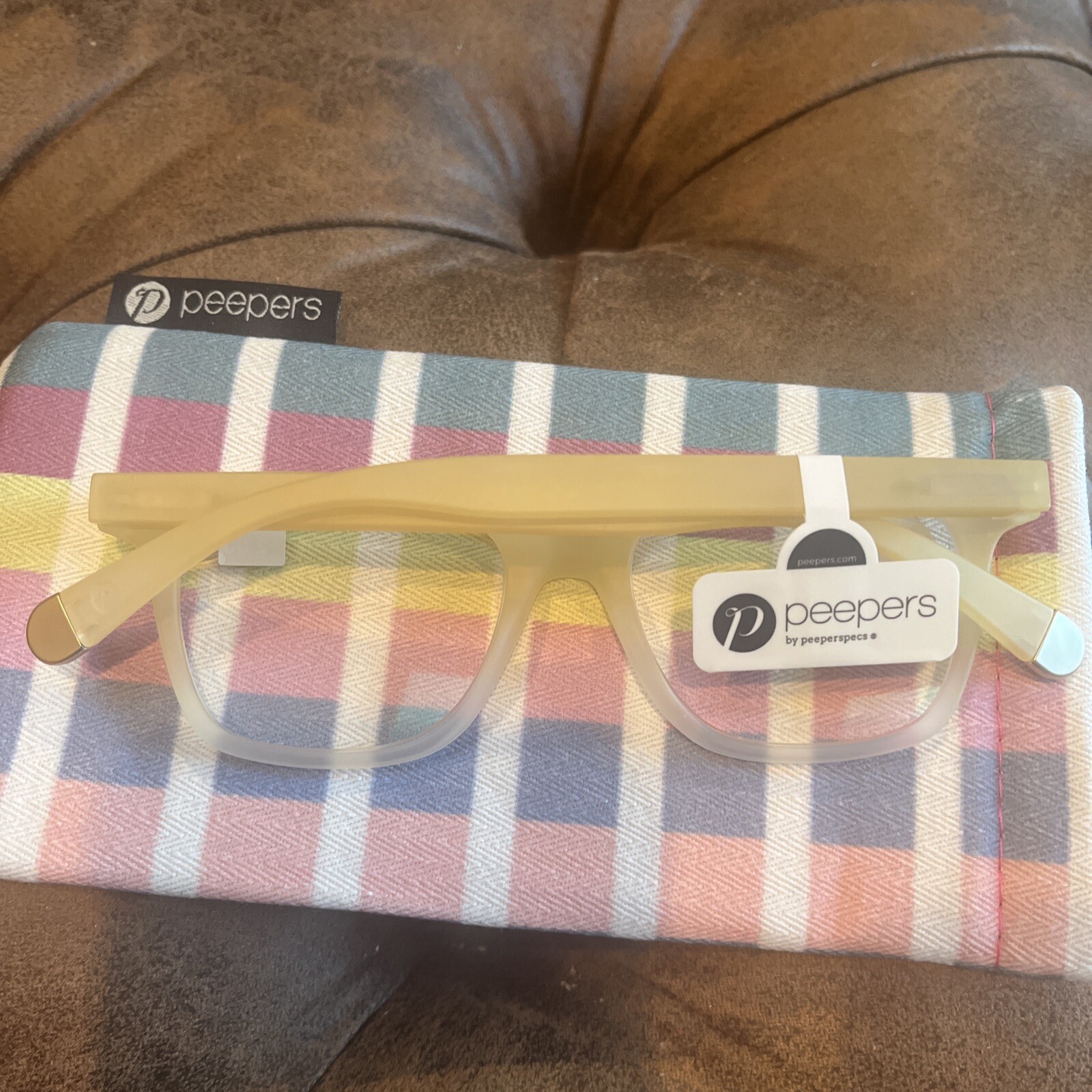 peepers reading glasses 2.00, Coralie, Yellow eBay