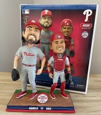 COLE HAMELS & CARLOS RUIZ Philadelphia Phillies NO HITTER Bobblehead #/129 NIB!