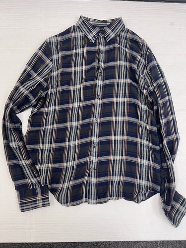 Vince Dress Plaid Dress Shirt Size Small - Picture 3 of 3