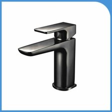 Modern Black Bathroom Taps Basin Bath Taps Wastes Wall Mounted Taps