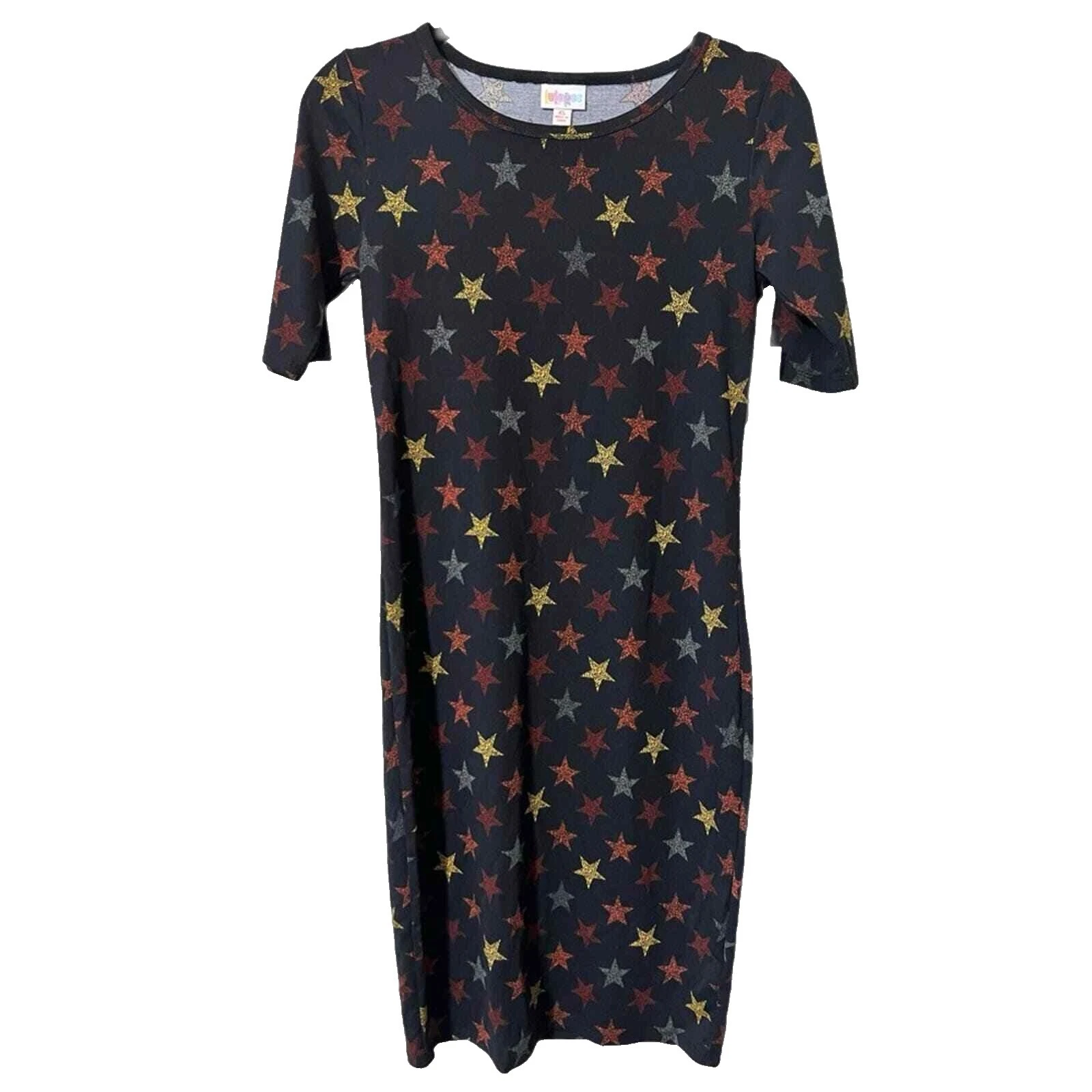 Short Sleeve Sheath Women's Geometric Midi