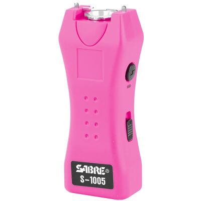 Sabre Mini Stun Gun 600 000 Volts Pink Holster Included