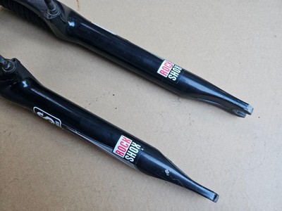 Fourche Suspension Rock Shox Jett 1999 - 26 Pouces, Débattement 63 Mm, Filetless 1-1/8", Noir