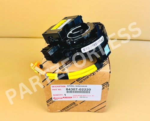 84307-02220 TOYOTA 14-17 Camry 14-19 Corolla CABLE SUB-ASSY, SPIRAL W/SENSOR OEM - Foto 3 di 16