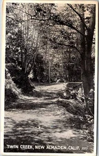 Postcard ROAD SCENE New Almaden California CA o/10 AL4832