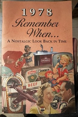 Remember When 1978 Nostalgic Look Back in Time Kardlet for Scrapbooking Crafts