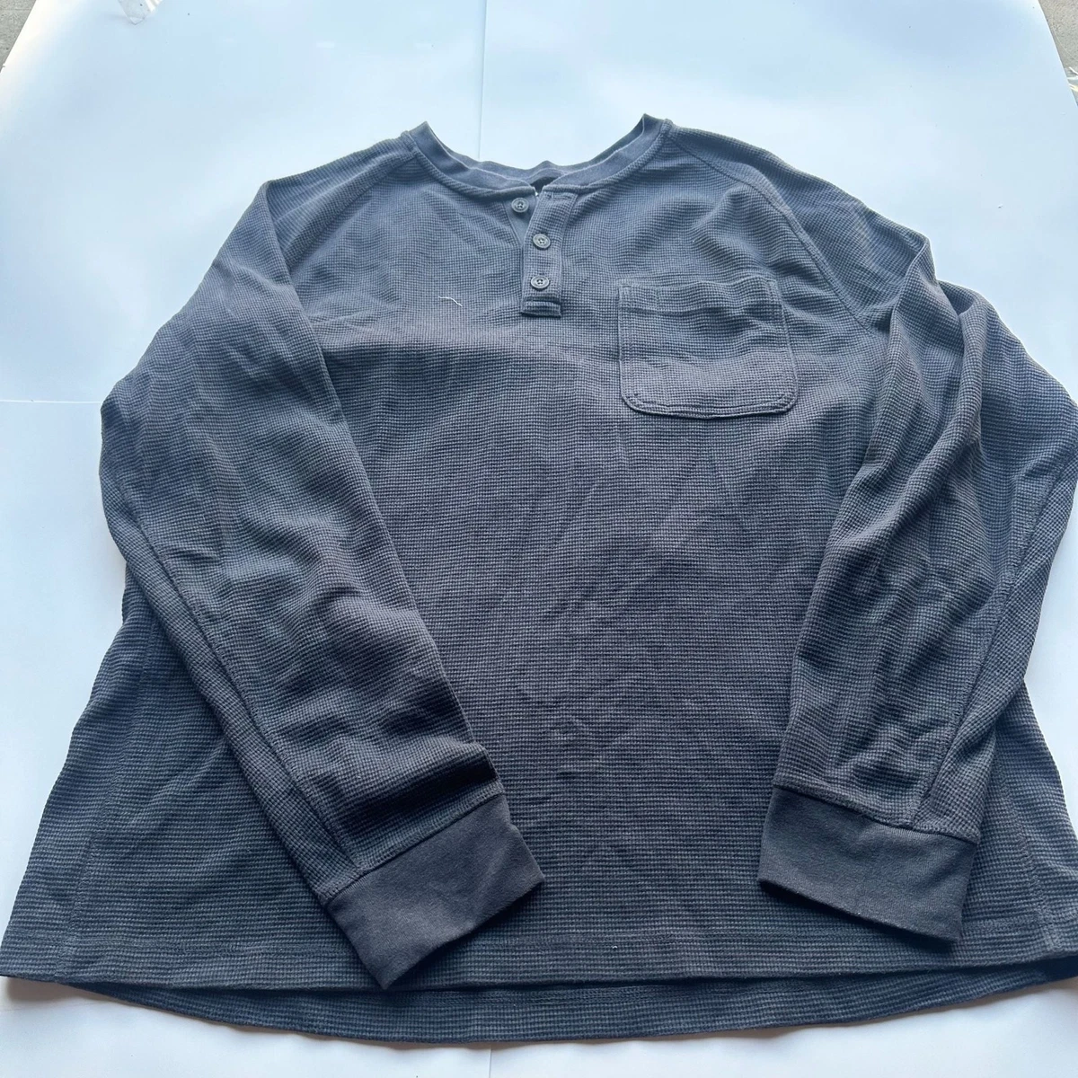 Homme Chemise Chemise Décontractée T-shirt Henley gaufré Chemise