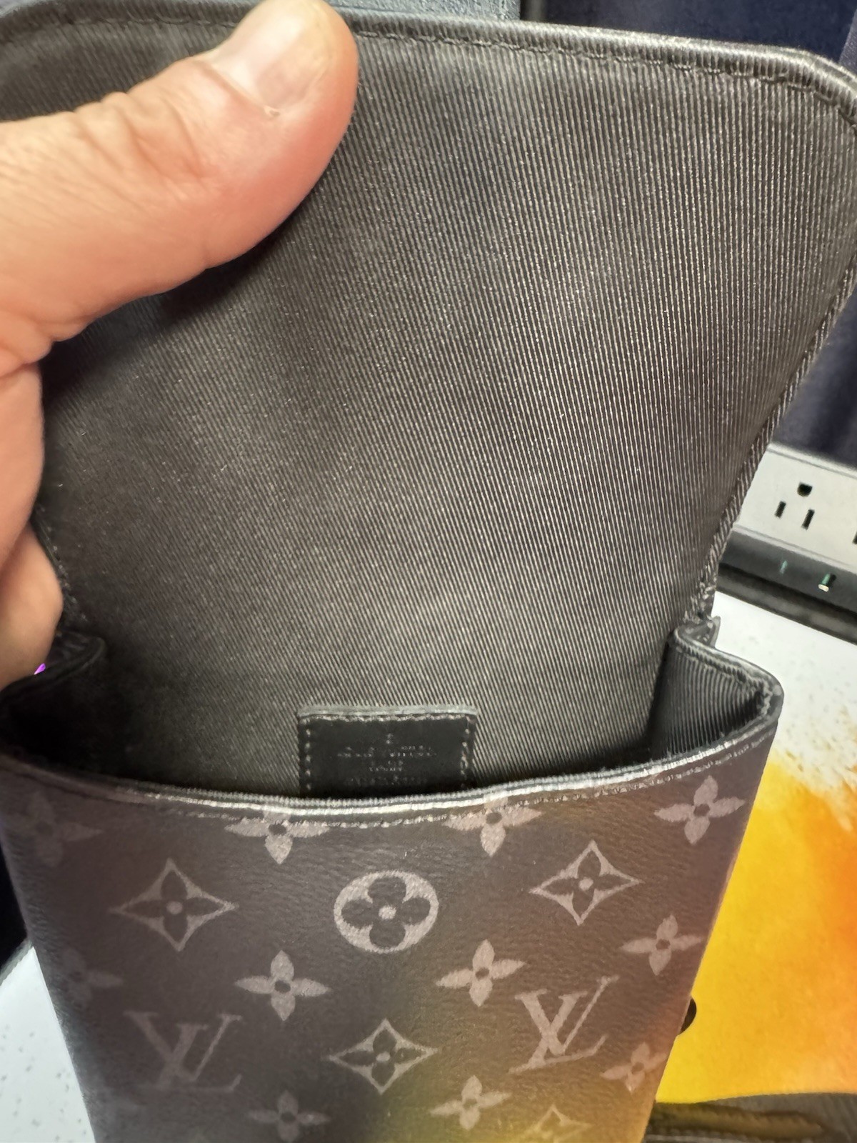 Louis Vuitton Monogram Eclipse Samur Sling Bag - image 4