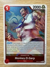 Monkey.D.Garp OP13-016 R Foil Carrying On His Will.  NM. Free Shipping!