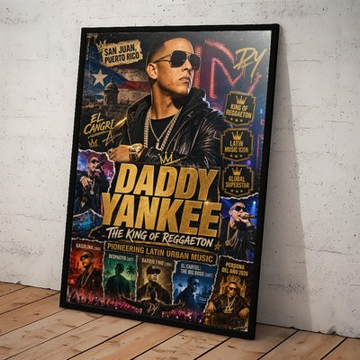 Daddy Yankee - Hochwertiger A3 Poster Kunstdruck - Pop/Sonstiges