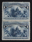 CKStamps: US Stamps Collection Scott#230 1c Columbian Mint NH OG