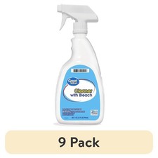 9 Pack 32 fl oz Bleach Cleaning Solution for and Stain Removal