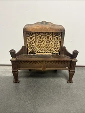 Antique Vintage Gas Fireplace Insert Radiant Heater 
