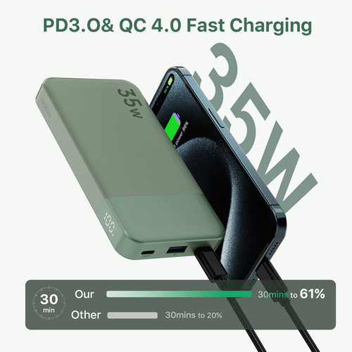 35W10000 mAh Portable Charging Treasure Mobile Power Fast Charging - Picture 1 of 6