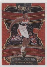 2019-20 Panini Select Concourse Tmall Red Wave Prizm Admiral Schofield #6 15fy