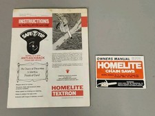 Homelite Owners Manual XL12 Super XL-AO Super...
