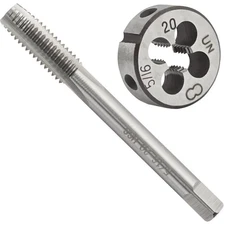 5/16"-20 HSS Tap and Die Set for Machine Threads - Right Hand Cutting Tools