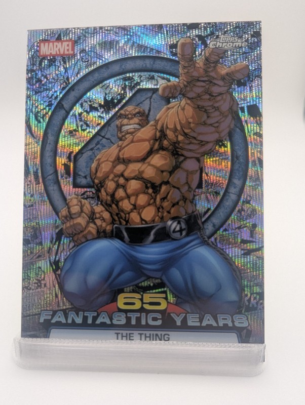 2026 Topps chrome marvel the thing 65 fantastic years FY-04