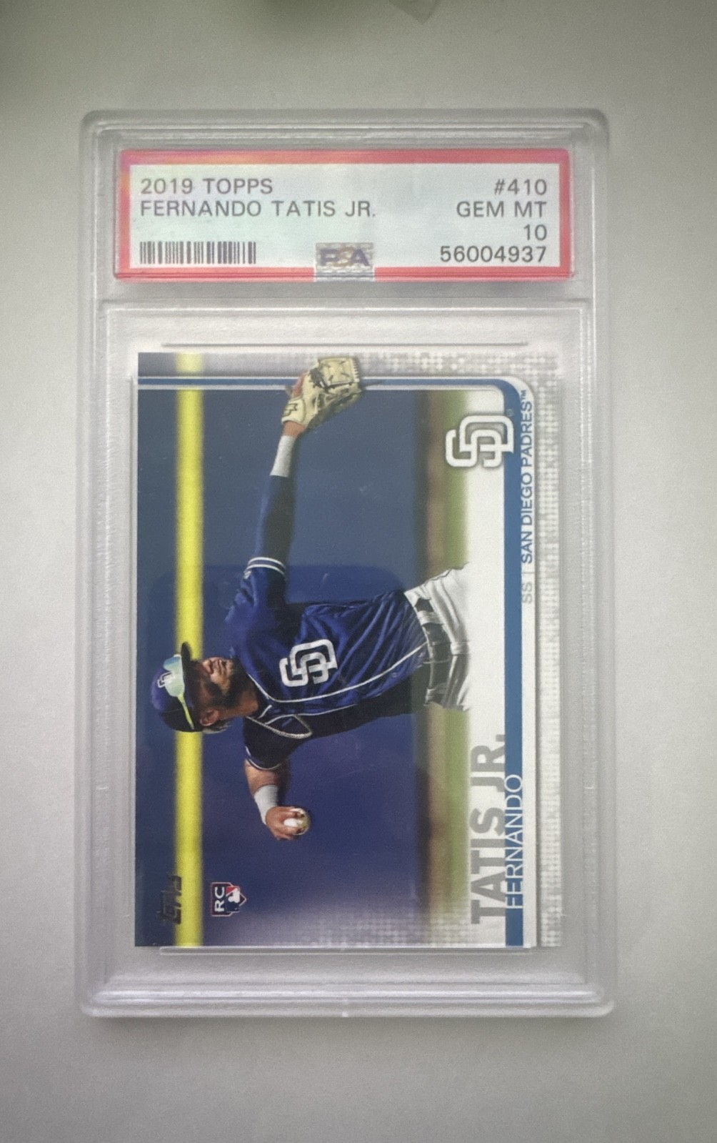 Fernando Tatis Jr. #410 (Baseball Cards 2019 Topps) — is it worth grading?